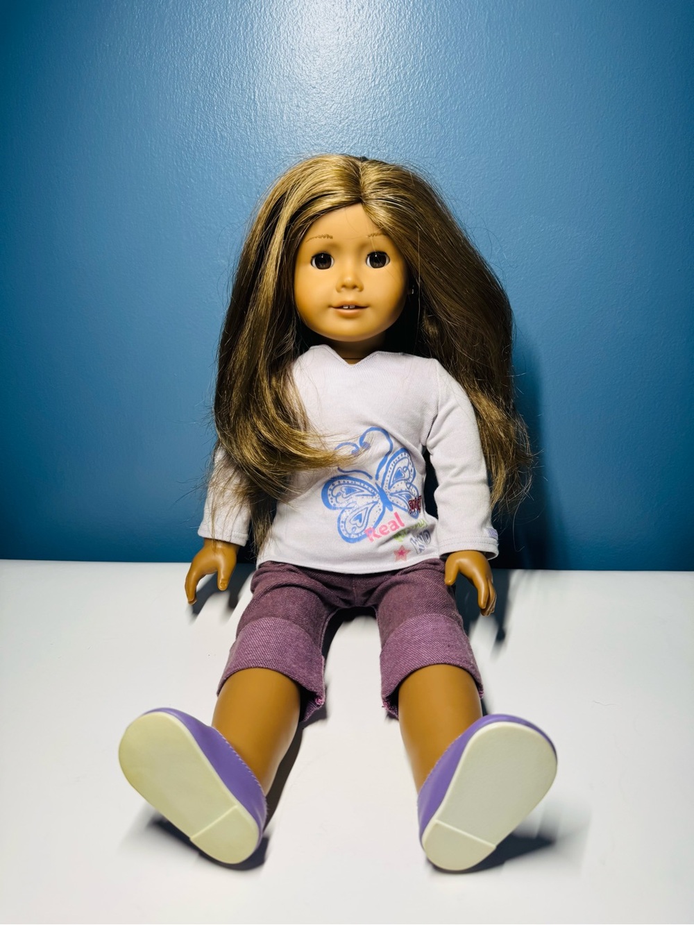 American Girl Doll Just Like You #29 Brown Hair Brown Eyes Medium Skin 18"